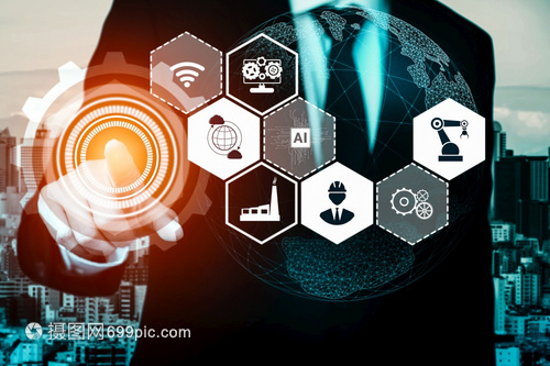 第四次工业革命中的智能工厂 自动化系统与网络技术服务的融合